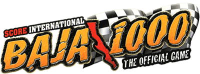 SCORE International Baja 1000 title screen for Wii